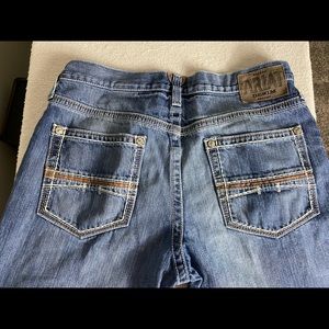 Men’s low rise boot cut ariat jeans 34x36